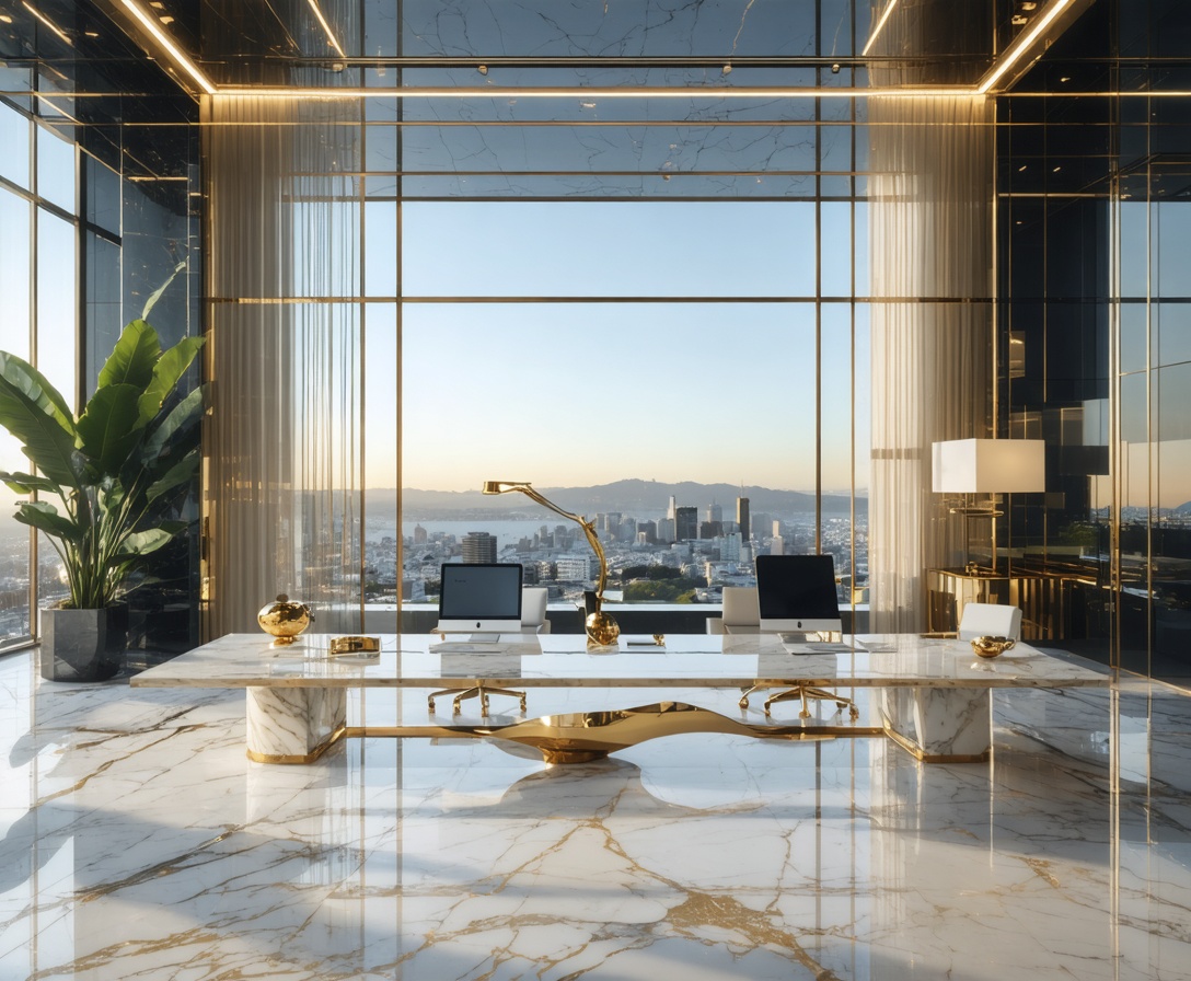 Interior of Modern Web Design's luxury minimalist office in San Francisco